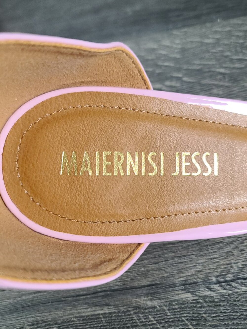 Maiernisi Jessi Pale Pink Ankle Strap Kitten High Heels Size 16 - Picture 9 of 12